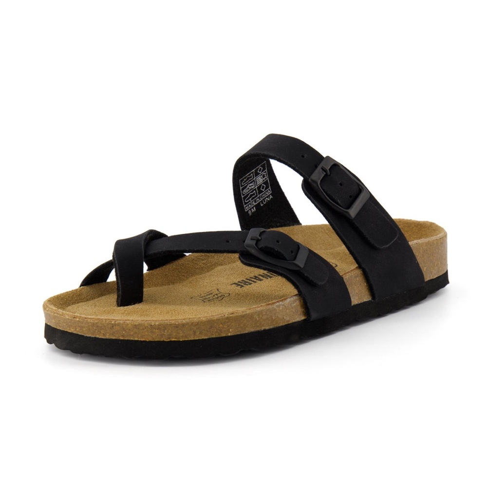 Cushionaire Luna Cork Footbed Sandal